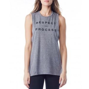 good hYOUman The Aguilera Respect Muscle Tank Gray XS